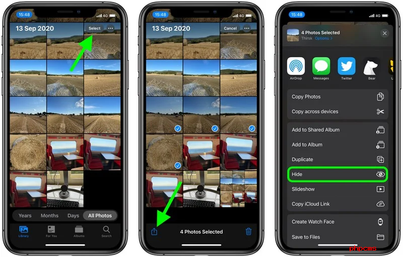 iOS 14 教程：如何隐藏和显示「照片」中的隐藏相册？