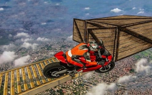摩托车空中赛道3D手游截图1