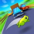 青蛙过马路图标