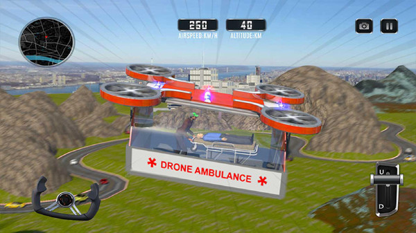 无人机救护车模拟器V1.02截图3